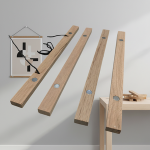 Cornici Magnetiche in Legno Lucidato Personalizzate e Versatili <span class=keywords><strong>per</strong></span> Appendere Poster in Casa e Ufficio - Product Image 3