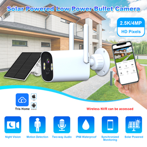 <span class=keywords><strong>Camera</strong></span> an ninh không dây chạy bằng năng lượng mặt trời 4MP Full-Color IP66 với tầm nhìn ban đêm và phát hiện chuyển động PIR - Product Image 3