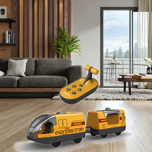 Juguete de tren de transporte con control remoto para niños con locomotora de plástico Cable USB incluido RC <span class=keywords><strong>Train</strong></span> on Track <span class=keywords><strong>Simulation</strong></span> - Product Image 3