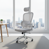 Chaise de bureau pivotante en maille de haute qualité pour usage commercial, chaise d'ordinateur robuste avec vérin à gaz