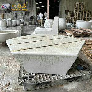 Nuevo Banco de Jardín de Hormigón Magic Stone, Muebles de Exterior para Paisajismo, Material UHPC GRC, Uso en Ingeniería Municipal - Product Image 1