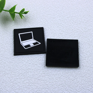 High Quality Round <strong>Earphone</strong> <strong>Port</strong> <strong>Pvc</strong> <strong>Rubber</strong> <strong>Patch</strong> Custom Embossed 3D logo Silicone <strong>Patches</strong> for Garment Hat Cap - Product Image 2