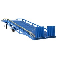 Rampe de chargement hydraulique pour camions, niveleur de quai, capacité de 6 à 20 tonnes, pont d'accès et plateforme pour conteneurs, pour le chargement et le déchargement