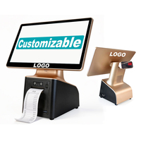 Sistema POS Todo en Uno Personalizable con Android, Punto de Venta con Impresora para Restaurantes, Terminal con Pantalla Táctil