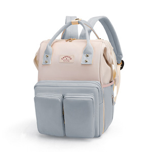 Mochila para pañales de bebé mamá/bolso ligero barato al por mayor de fábrica/mochila de viaje pequeña fresca para <span class=keywords><strong>madre</strong></span> <span class=keywords><strong>e</strong></span> hijo - Product Image 2