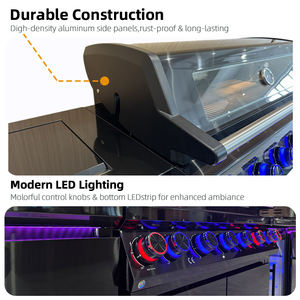 Articles de <span class=keywords><strong>cuisine</strong></span> en Chine Mobilier d'extérieur Grils de barbecue à gaz en acier inoxydable Armoire de <span class=keywords><strong>cuisine</strong></span> préfabriquée en plein air - Product Image 3