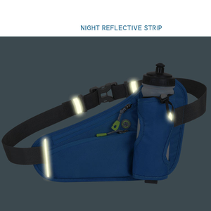 Sac de taille de sport d'extérieur personnalisé, multifonctionnel, porte-bouteille d'eau de fitness, ceinture de course en nylon imperméable - Product Image 5