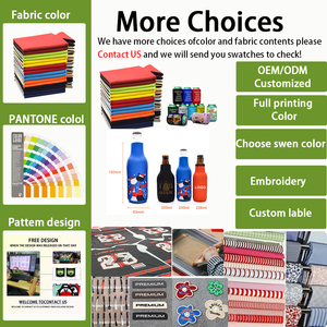 프린트 네오프렌 방수 단열 맥주 캔 쿨러 슬리브 승화 튜브 음료 고무 병 홀더 - Product Image 6