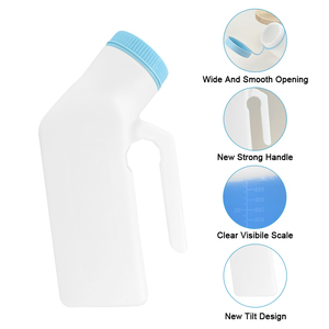 Portable Unisex Men Women 1L <strong>Urinal</strong> Pee <strong>Bottle</strong> for Travel Car Toilet Old Man Household Personal Hospital Care - Product Image 6