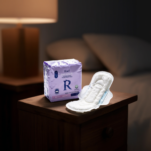 Rael Shigonite Cotton Pad Overnight Extra Absorbant 57cm Pour utilisation nocturne - Product Image 2