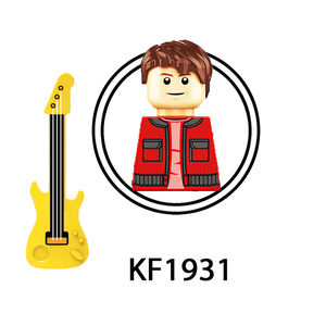 Kf1931 kf1932 phim khoa học viễn tưởng trở lại Doc Nâu Marty mcfly tương lai Lắp ráp khối xây dựng hình đồ chơi trẻ em juguetes - Product Image 2