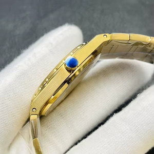 Luxury Men's Gold Automatic Mechanical <b>Watch</b> Ultra Thin Calendar Business Wristwatch OEM - Product Image 5