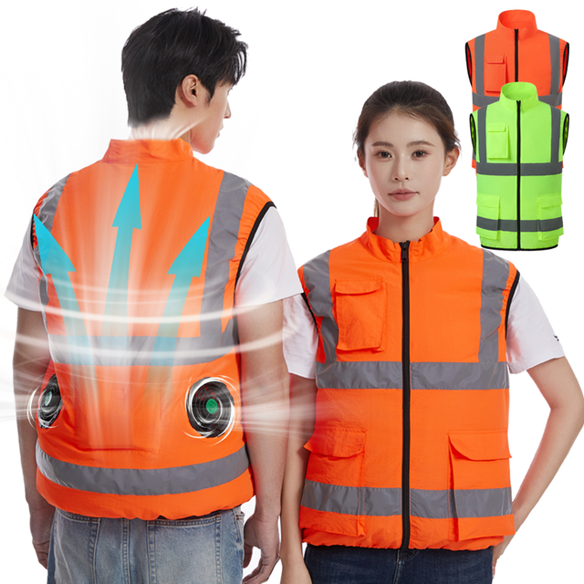 Summer Cooling Clothes Cooling Jacket with Fan 5V Air Conditioner Clothes for Men Women