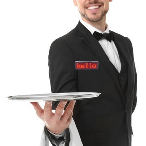 Máy tính lập trình <span class=keywords><strong>LED</strong></span> tin nhắn huy hiệu <span class=keywords><strong>LED</strong></span> nhấp nháy Tên Huy hiệu điện tử nhân viên name tag - Product Image 5