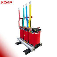 Transformateur triphasé sec de 630 kVA avec ventilateur de refroidissement, enroulement en cuivre et aluminium ignifuge, résine coulée, 50 Hz/60 Hz, IEC