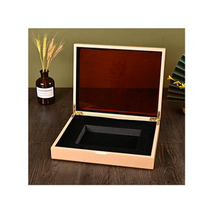 Caja de regalo de madera para Cordyceps Sinensis 50g 100g, caja de embalaje rectangular artesanal hecha a mano para regalar - Product Image 5