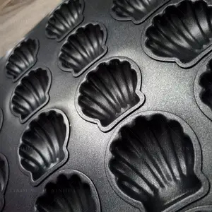 Op Maat Gemaakte Bakvormen Groothandel Fabriek Prijs Food Grade Aluminium Bakvorm Non-Stick Shell Cake Bakplaat Voor Oven