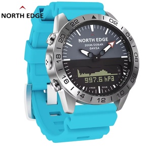 นาฬิกาดำน้ำดิจิตอล NORTH EDGE Gavia สำหรับผู้ชาย ดีไซน์หรูหรา ตัวเรือนเหล็กกล้า กันน้ำลึก 200 เมตร พร้อมมาตรวัดความสูงและเข็มทิศ - Product Image 1