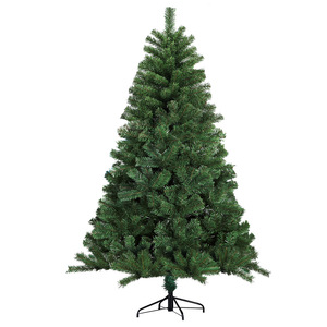 Árbol de Navidad de PVC Denso de 1.8m 2.1m, Verde y Blanco, Árbol Artificial Personalizado al por Mayor para Decoración Navideña - Product Image 1