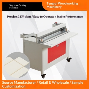 Máquina ranuradora de ranura en V, máquina ranuradora manual para cajas de regalo, máquina ranuradora de cartón con sierra de mesa, maquinaria ranuradora para carpintería - Product Image 1