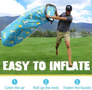 Modern Outdoor Portable <b>Inflatable</b> <b>Sofa</b> Water Beach Lawn Park Air Bed Foldable Sleeping Bag Oxford - Product Image 5