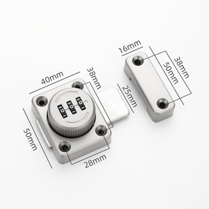 Được xây dựng trong Locker khóa chữ số kết hợp khóa hộp thư Tủ 3 chữ số kết hợp khóa chất lượng cao - Product Image 4