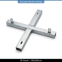 Pince de support transversale 390*390mm en acier Q235 galvanisé à chaud, pour coffrage moderne européen, construction facile
