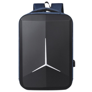Hard Shell Laptop <b>Backpack</b> 14 Inches Business Travel Universal Men Women School <b>Computer</b> Bag Gray Blue Black Pink - Product Image 5