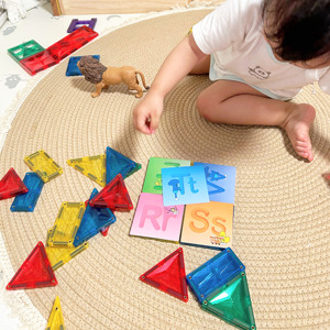 Mntl Tùy Chỉnh Tự Làm Trẻ Em Giáo Dục Sớm 26Pcs Từ Bảng Chữ Cái Chữ Thẻ Toppers Từ Tính Cho Trẻ Em Học Tập Chữ - Product Image 1