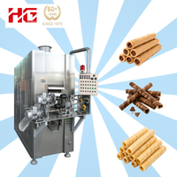 Nouvelle machine à gaufrettes et rouleaux d'œufs entièrement automatique à quatre rangées, en acier inoxydable, à gaz, pour ligne de production, haute efficacité