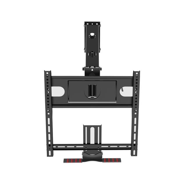 Gas Spring Drop TV Mount Mantel Fireplace Wall 32-49 Inch 3-13KG Capacity Tilt 3 Up/10 Swivel Adjustable Black SPCC VESA