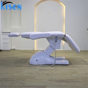 Kisen Beauty Bed Customized <b>Electric</b> Adjustable 3 Motors Lash Tattoo Chair Removable Armrest High Load-bearing Capacity <b>Table</b> - Product Image 5