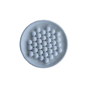 Прецизионная изоляция кремнезема керамические белые шарики украшения черный орнамент керамический шар