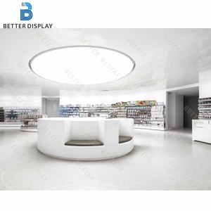 Comptoir de caisse professionnel pour <span class=keywords><strong>pharmacie</strong></span>, vitrine de présentation, mobilier pour aménagement de magasin de détail - Product Image 1