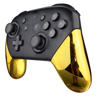 EXtremeRate - Carcasas de Repuesto para Joystick con Agarre Suave, Izquierda y Derecha, para el Control Pro de Nintendo Switch