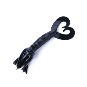 Señuelo Biónico Artificial Suave, <span class=keywords><strong>Gusano</strong></span> <span class=keywords><strong>de</strong></span> <span class=keywords><strong>Col</strong></span> Blanco con Doble Cola Flotante, Paquete <span class=keywords><strong>de</strong></span> 5 Sin Anzuelos para Pesca <span class=keywords><strong>de</strong></span> Marlín en Río - Product Image 3