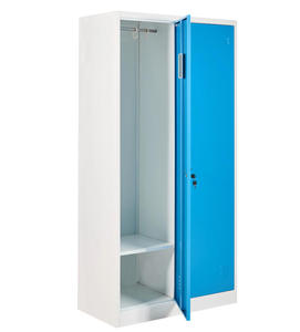 <span class=keywords><strong>Casier</strong></span> en acier à 2 portes, rangement moderne en métal pour salle de sport et école, 2 compartiments - Product Image 6