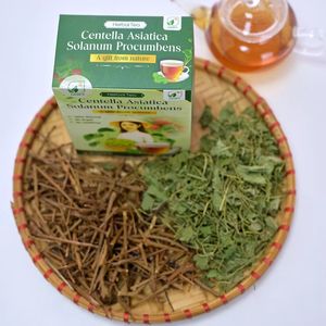 Botanical <b>Tea</b> Export Solution Centella Asiatica Premium Blended Herbal <b>Tea</b> 40 <b>Tea</b> Bags Cold Dried From Vietnam - Product Image 5