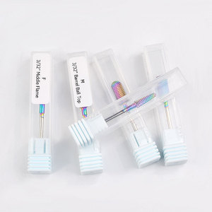 Ceramic Nail Drill Bit Plating Color <b>Polishing</b> Grinding Head 15g Machine Accessories Gel Removal Cutter Manicure Nail Tool - Product Image 4