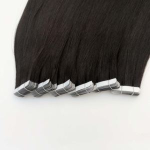 Extensiones de Cabello con Cinta Adhesiva de Alta Calidad, 100% Cabello Europeo Virgen, Extensiones de Cabello Humano Ruso con Cinta Adhesiva - Product Image 1