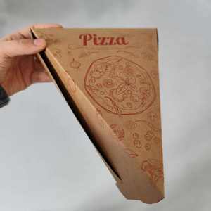 Low Price Wholesale Disposable Biodegradable Custom Pattern Paper Pizza <b>Box</b> with logo - Product Image 6