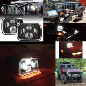 Fari a Led DOT 5x7 pollici per 1983 1996 mitMitsubishi possente Max <span class=keywords><strong>L200</strong></span> Strada ciclone Colt Dodge Ram 50 Pickup Truck accessori - Product Image 6