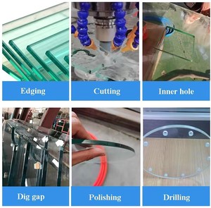 Máy chế biến thủy tinh khoan lỗ phay đánh bóng CNC kính làm việc trung tâm tròn mài thẳng Máy viền - Product Image 5