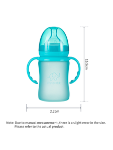 Sensor de Temperatura Inteligente 360 °   Biberón de Vidrio Anti-Cólicos con Tetina Fácil de Limpiar - Product Image 6