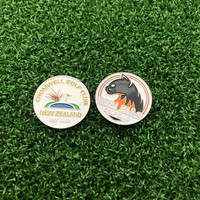 Fabricant de luxe – Conception gratuite – Accessoires de golf moulés sous pression à bas prix – Marqueur de balle de golf en métal personnalisé avec logo magnétique – Vente en gros