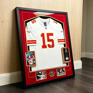 Custom MDF Wood Jersey <strong>Shadow</strong> <strong>Box</strong> <strong>Frame</strong> with Medal and Photo Opening, Sports Memorabilia Showcase for Hall of Fame - Product Image 3