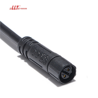 LLT Más pequeño 2pin Señal DE DATOS Cable eléctrico Cable M8 Conector de cable impermeable
