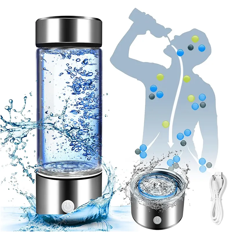 水素水ボトル生成器水素水ボトルメーカー新しい水素リッチ水生成器ボトルカップイオニス