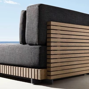 Hotel <b>side</b> tableModern weather-resistant Teak <b>outdoor</b> <b>side</b> <b>table</b> Hotel garden poolside villa <b>outdoor</b> dining <b>table</b> - Product Image 4
