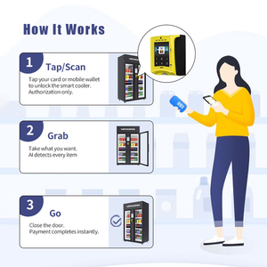 Máquina Expendedora Inteligente con IA TCN 1074L, Nueva Tecnología con Pago con Tarjeta para Alimentos Frescos, Snacks y Bebidas, para la Comunidad <span class=keywords><strong>de</strong></span> América - Product Image 4